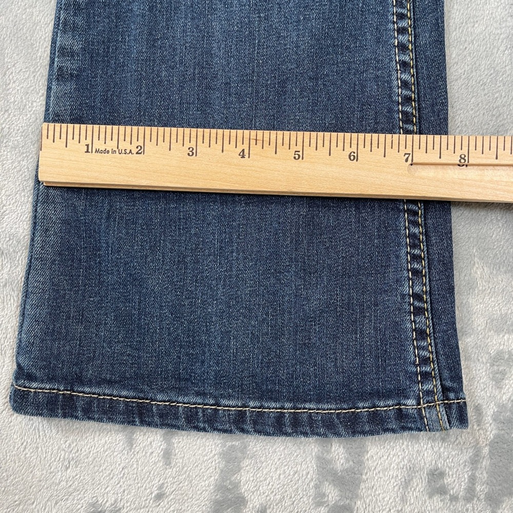 Levis Jeans Womens 24x32 518 Superlow Bootcut Medium Wash Low Rise Denim Flare - Picture 2 of 7